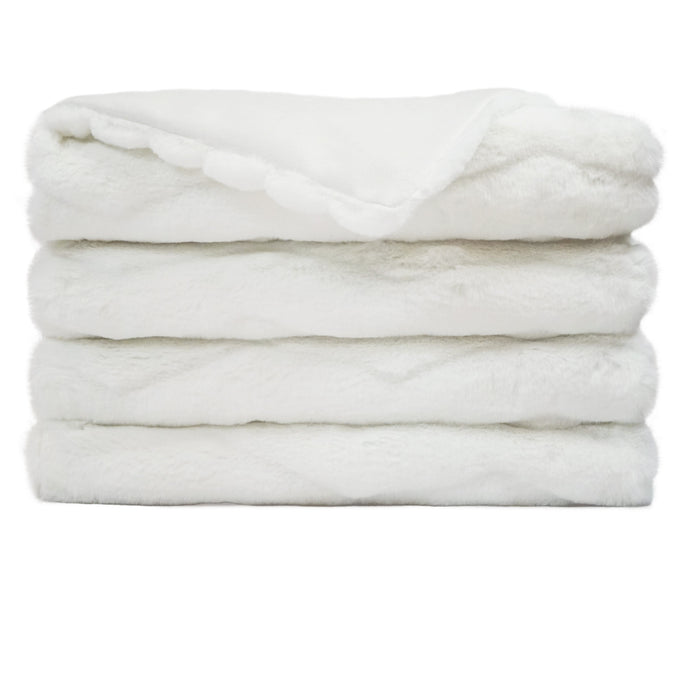 Plush Superior Quality Luxurious Snow Throw