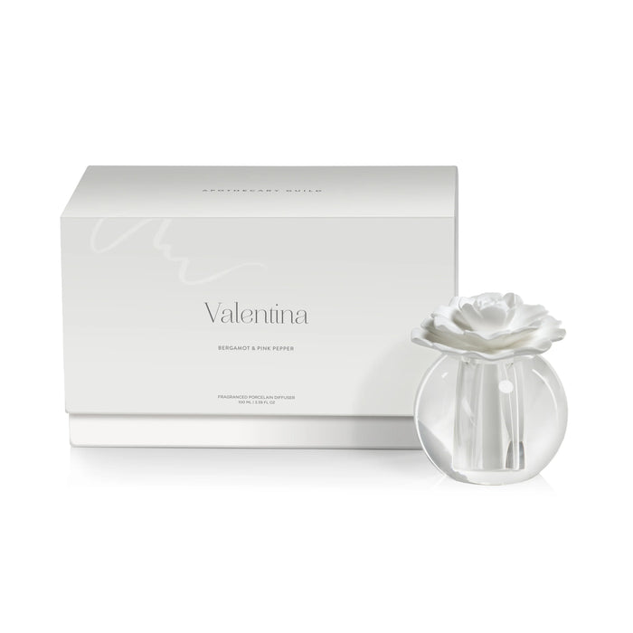 Apothecary Valentina Bergamot & Pink Pepper Fragrance Crystal Ball Diffuser - Set of 4 (2 Sizes Available)