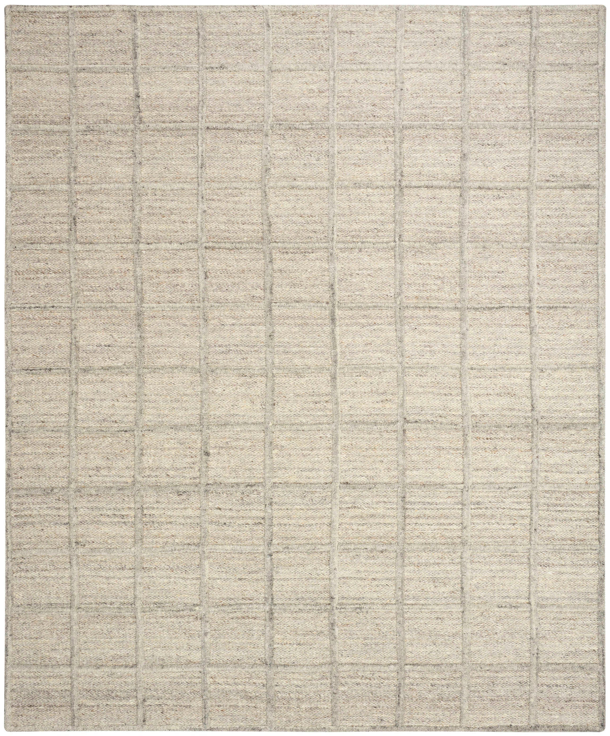 Marian Silver Wool Area Rug