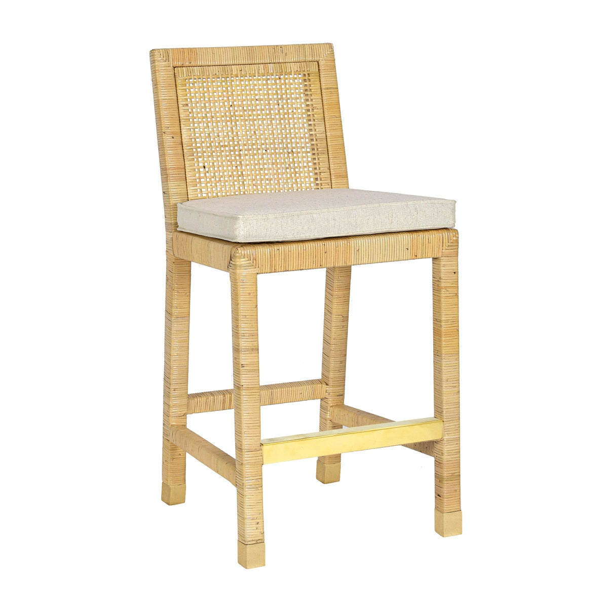 Eden Cream Lining Counter Chair