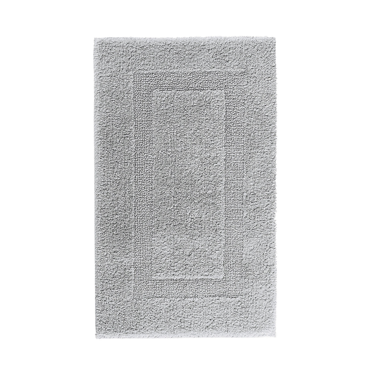 Classic Silver Luxury Bath Rug