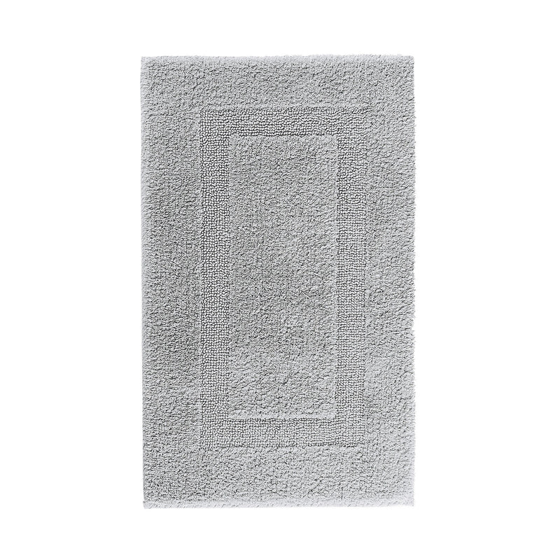 Classic Silver Luxury Bath Rug