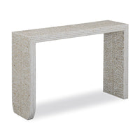 Claude 47" Cream Capiz Shell Console Table