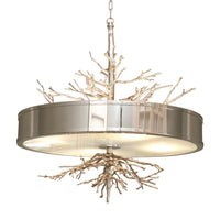Twig Nickel Pendant Light