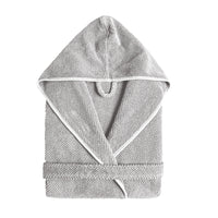 Bee Waffle Silver Luxury Bath Robe