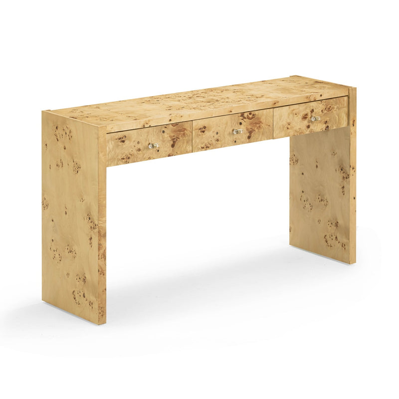 Ada 54" Natural Burl Console Table