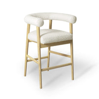 Spara Cream Performance Boucle Counter Stool