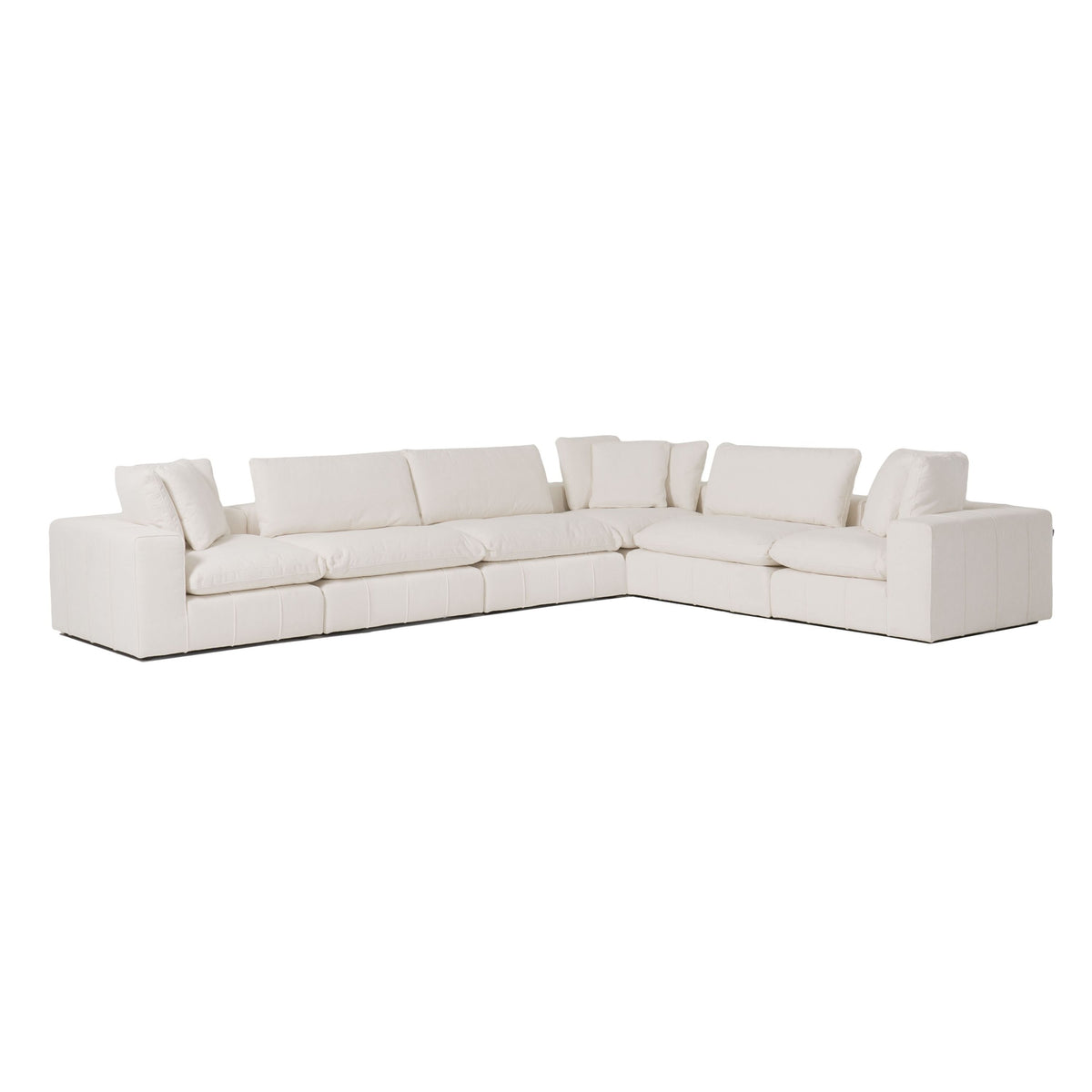 Terra Modern Off White Fabric Modular Sectional Sofa