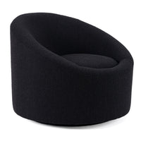 Giovanni Black Accent Chair