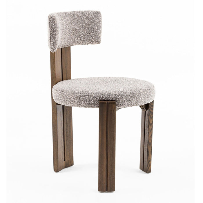 Sammy Modern Grey & Walnut Dining Chair