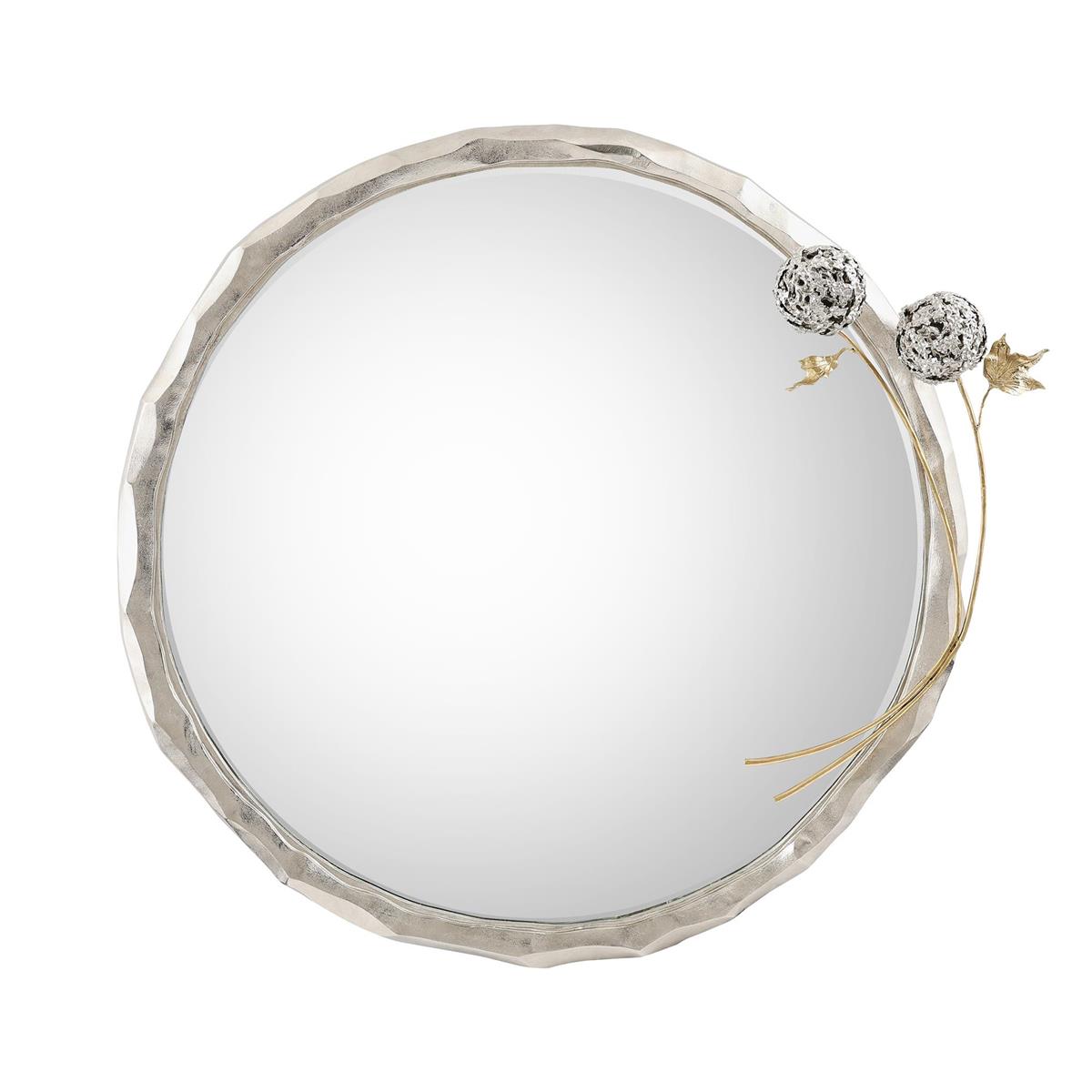 Floral Silver & Gold Mirror