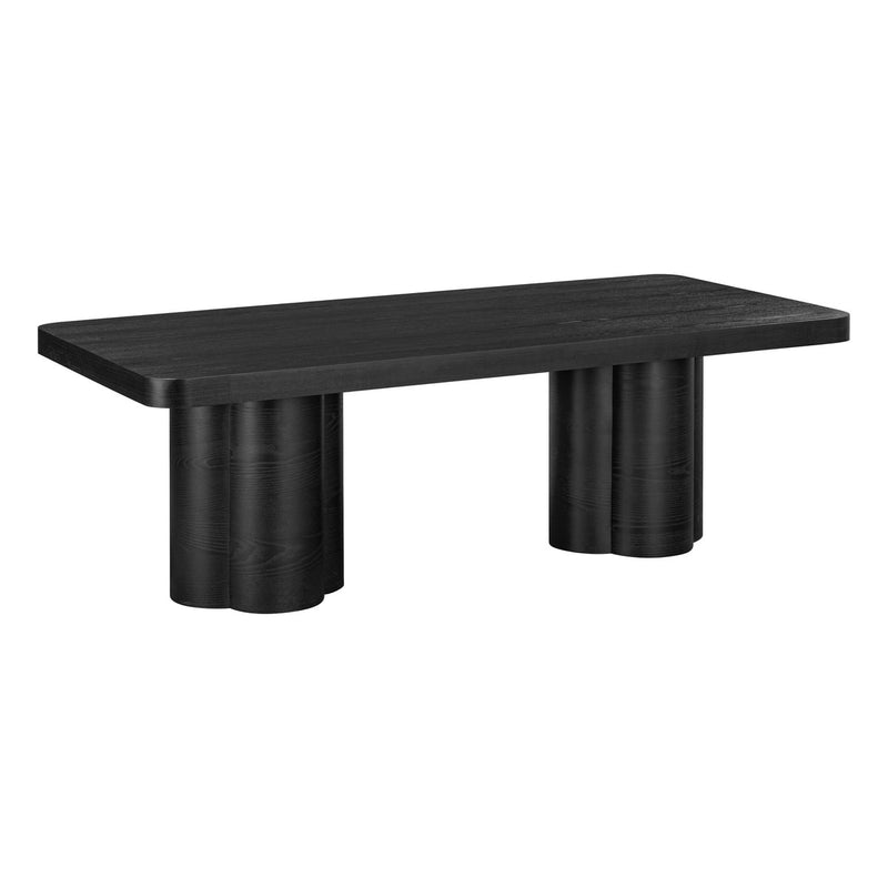 Elliana 90" Black Ash Dining Table
