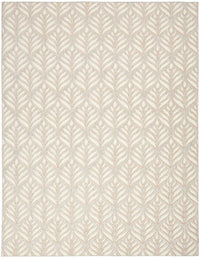 Annitra Indoor/Outdoor Ivory & Grey Patterned Area Rug - Elegance Collection