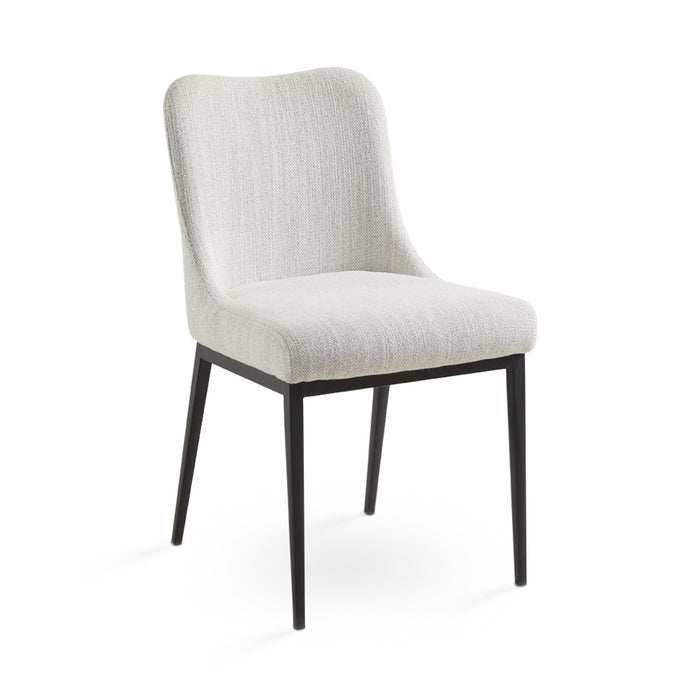 Flynn Grey Linen Dining Chair