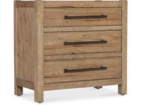 Colt Light Wood Three Drawer Nightstand