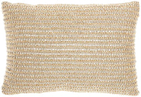 Blythe Shimmering Gold Beads Glam Throw Pillow (2 Sizes Available)