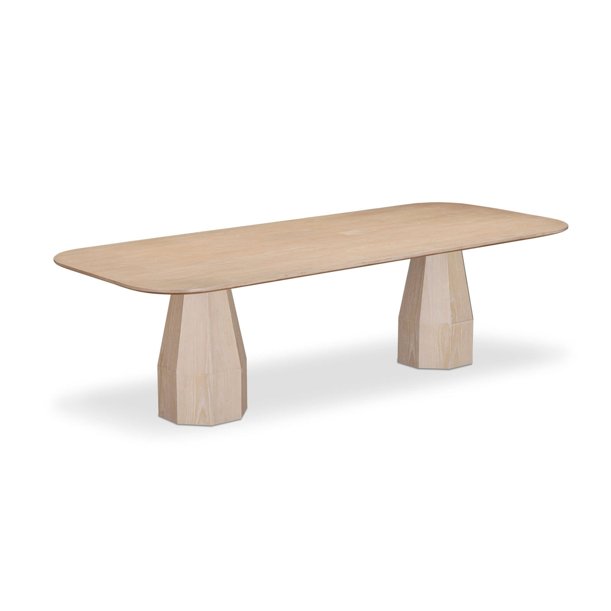 Brooke Driftwood 106" Ash Wood Rectangular Dining Table