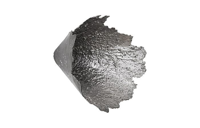 Kai Liquid Silver Sculptural Bowl Wall Art