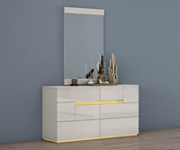 Julia Grey & Gold Dresser