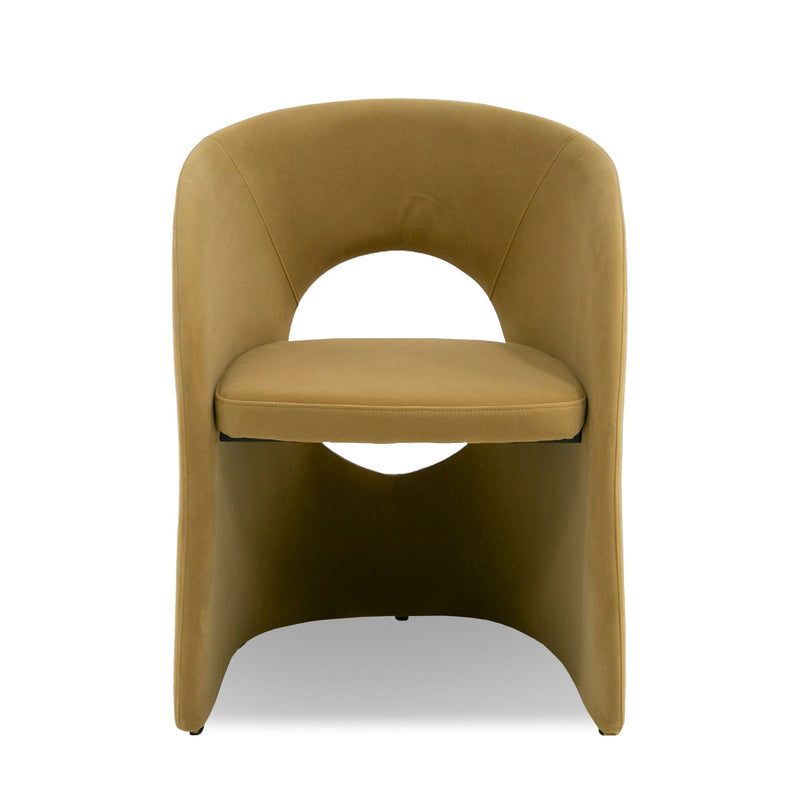 Digby Modern Tan Fabric Dining Chair