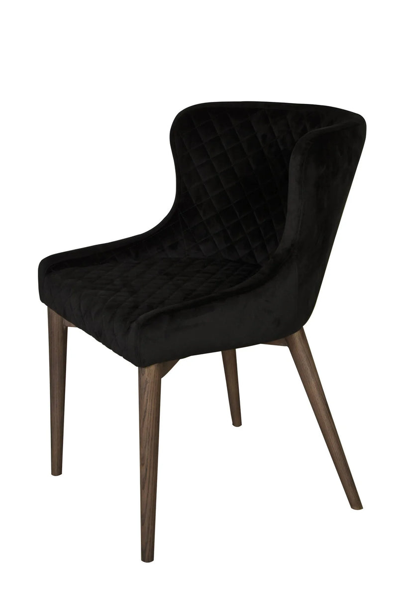 Milo Black Velvet Dining Chair (Set of 2)