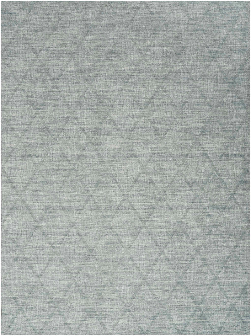 Natalia Blue Wool Area Rug