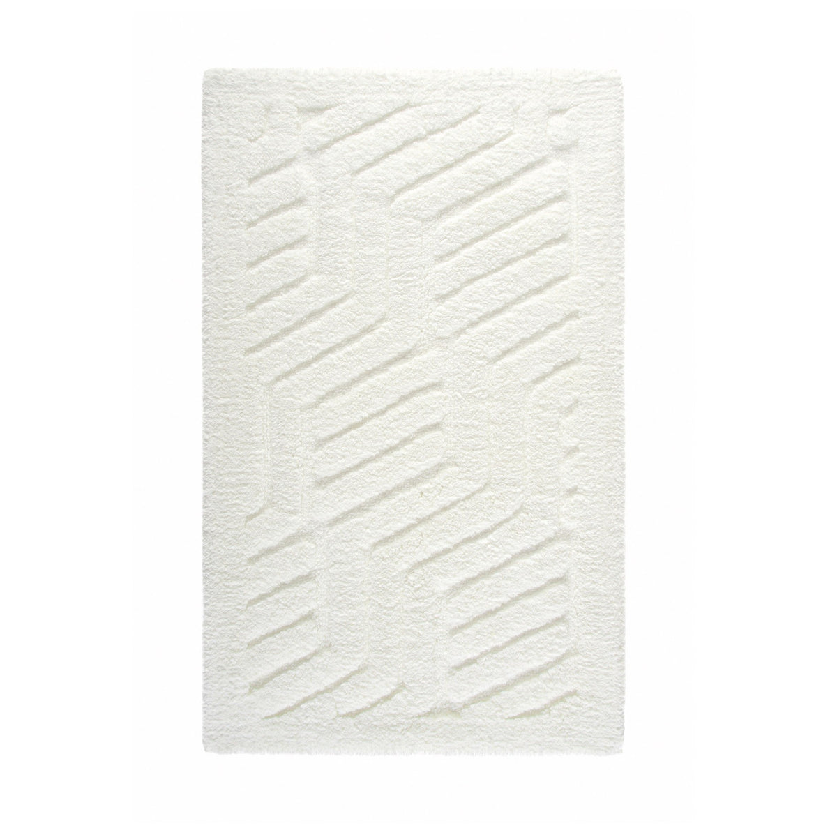 Villari Snow Luxury Bath Rug