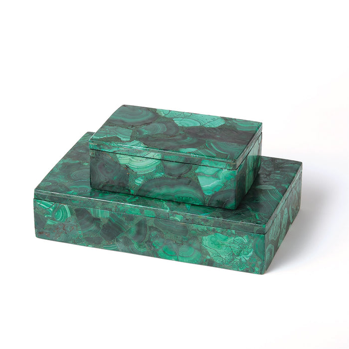 Green Jewels Semiprecious Stones Box (2 Sizes Available)