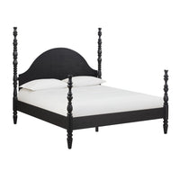 Rosalie Black Ash Bed