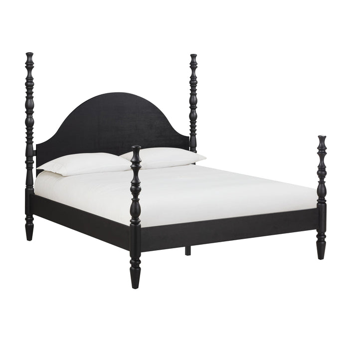 Rosalie Black Ash Bed