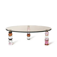 Amira European Artist Collection Crystal Coffee Table