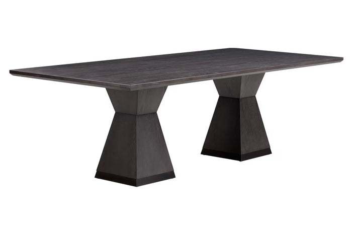 Nolan 98" Black Wood Dining Table