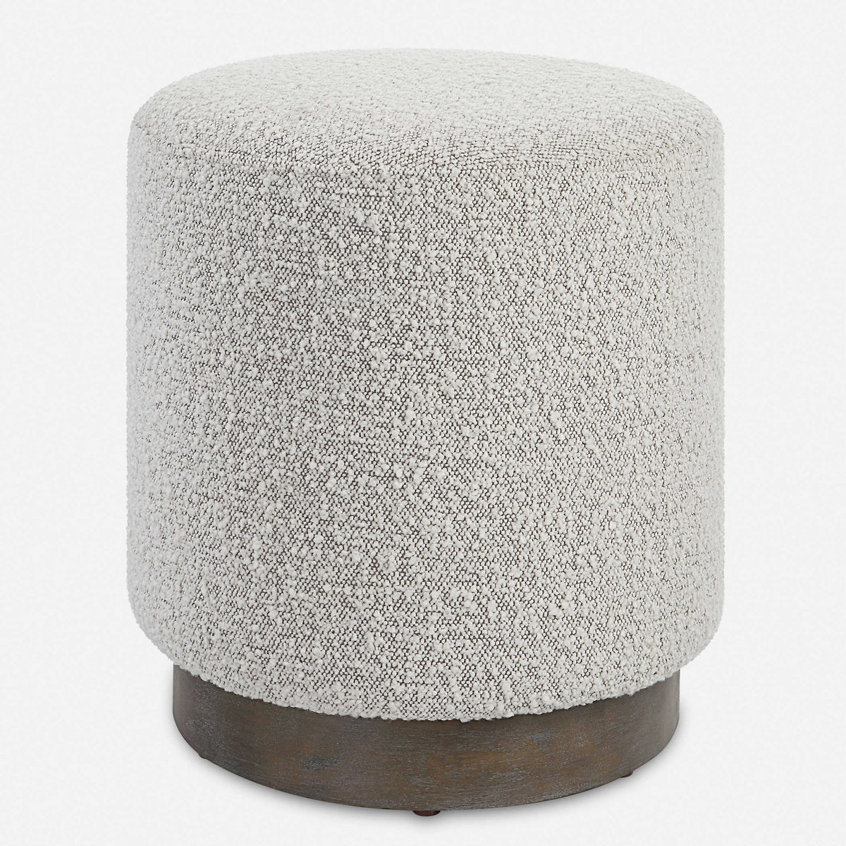 Toshi Ivory Boucle Ottoman