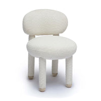 Manu Cream Performance Boucle Dining Chair