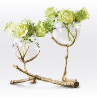 Twig 2 Vase Brass Holder