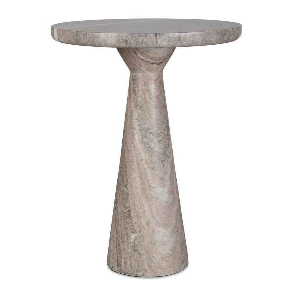 Julliette Marble Neutral Accent Table