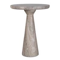 Julliette Marble Neutral Accent Table