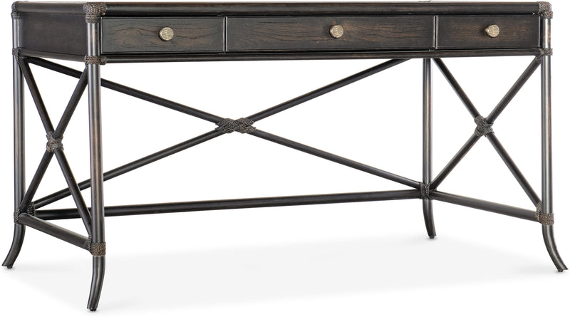 Nolita Black Sand 3 Drawer Desk