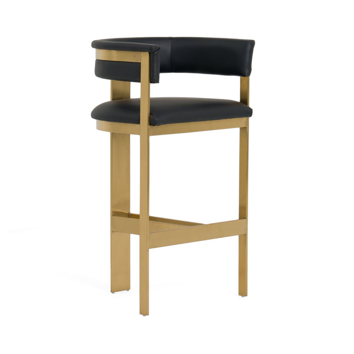 Divine Modern Black & Gold Barstool