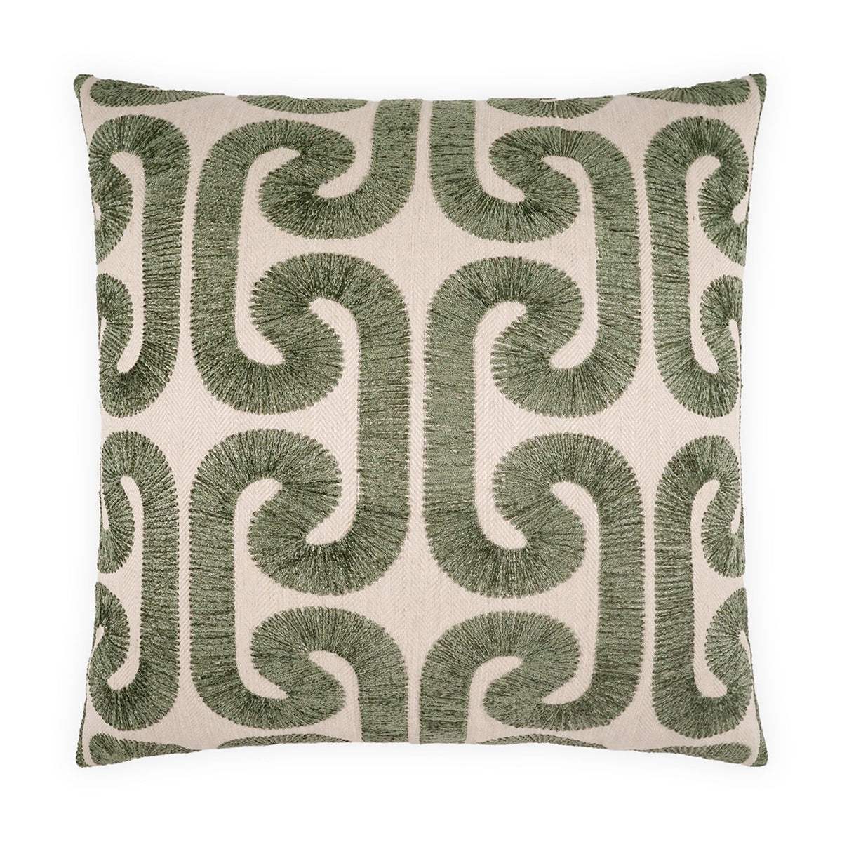 Estelle Superior Quality Luxurious Green Pillow