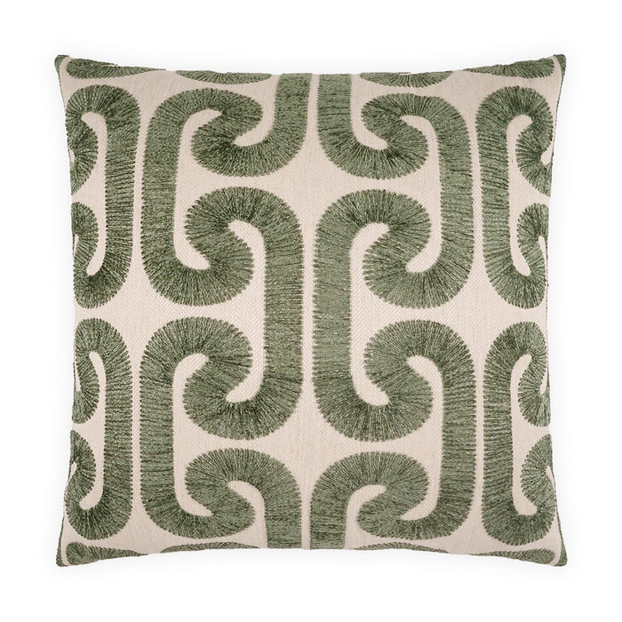 Estelle Superior Quality Luxurious Green Pillow