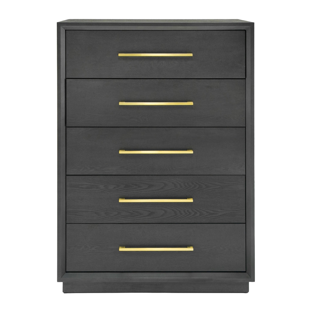 Pentra Contemporary Grey and Gold Chest