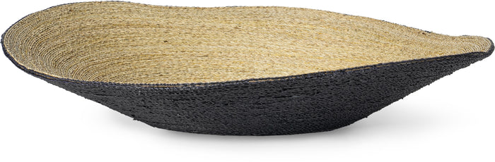 Mckinley Wide Black & Natural Seagrass Bowl (3 Sizes Available)