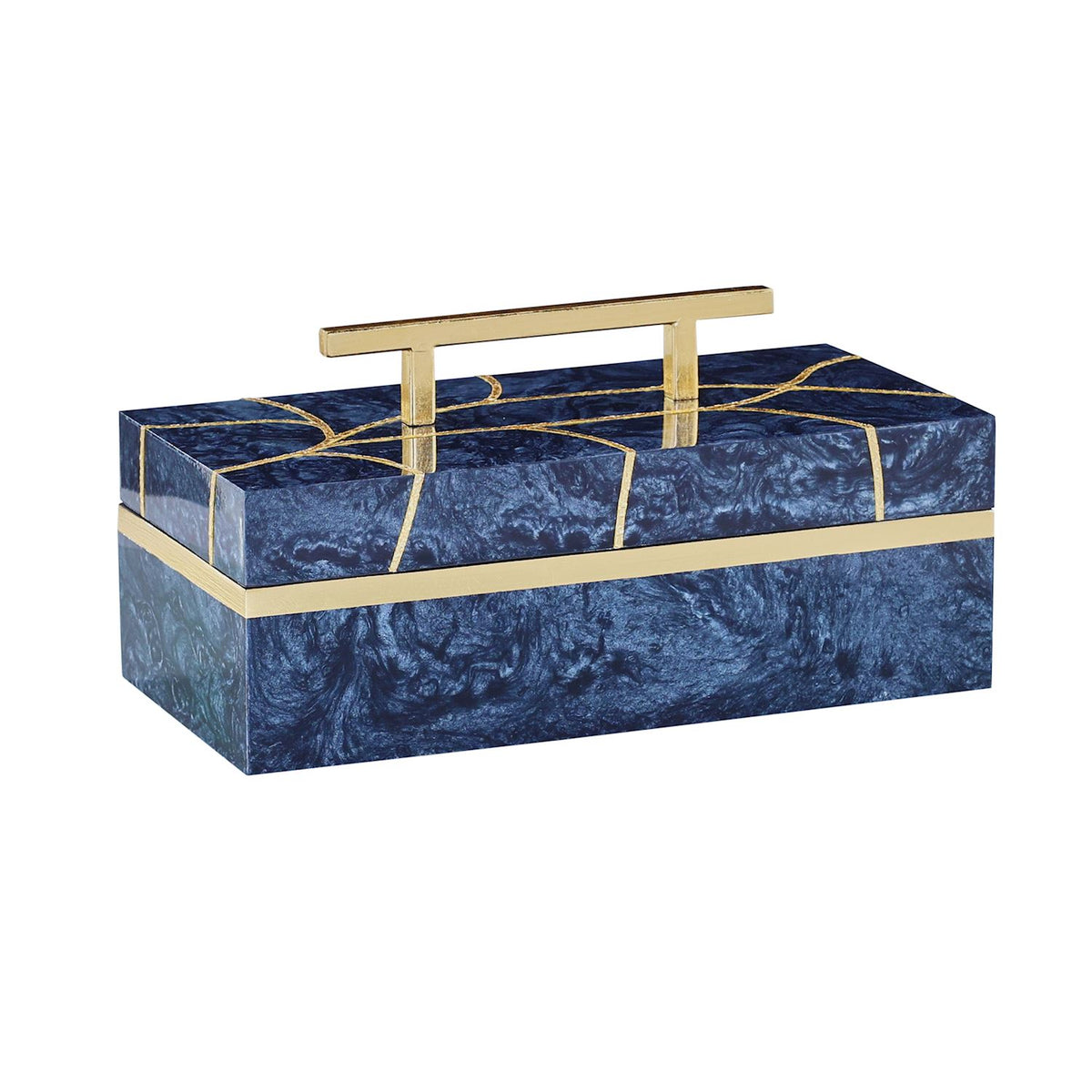 Deco Blue & Gold Box