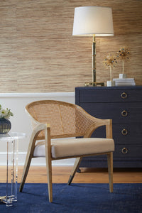 Eden Natural & Linen Accent Chair