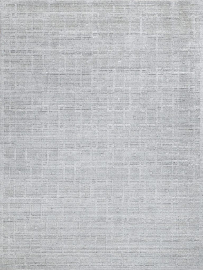 Cleo Modern Light Silver Area Rug - Elegance Collection