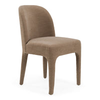 Margarette Modern Upholstered Tan Dining Chair (Set of 2)