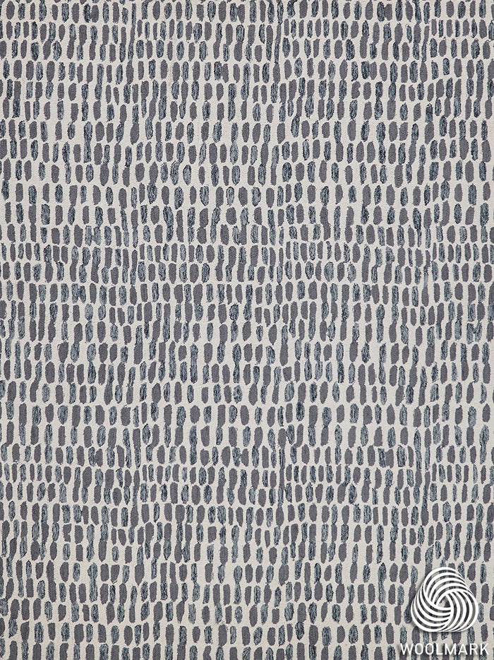 Reign Black/Grey Luxury Area Rug