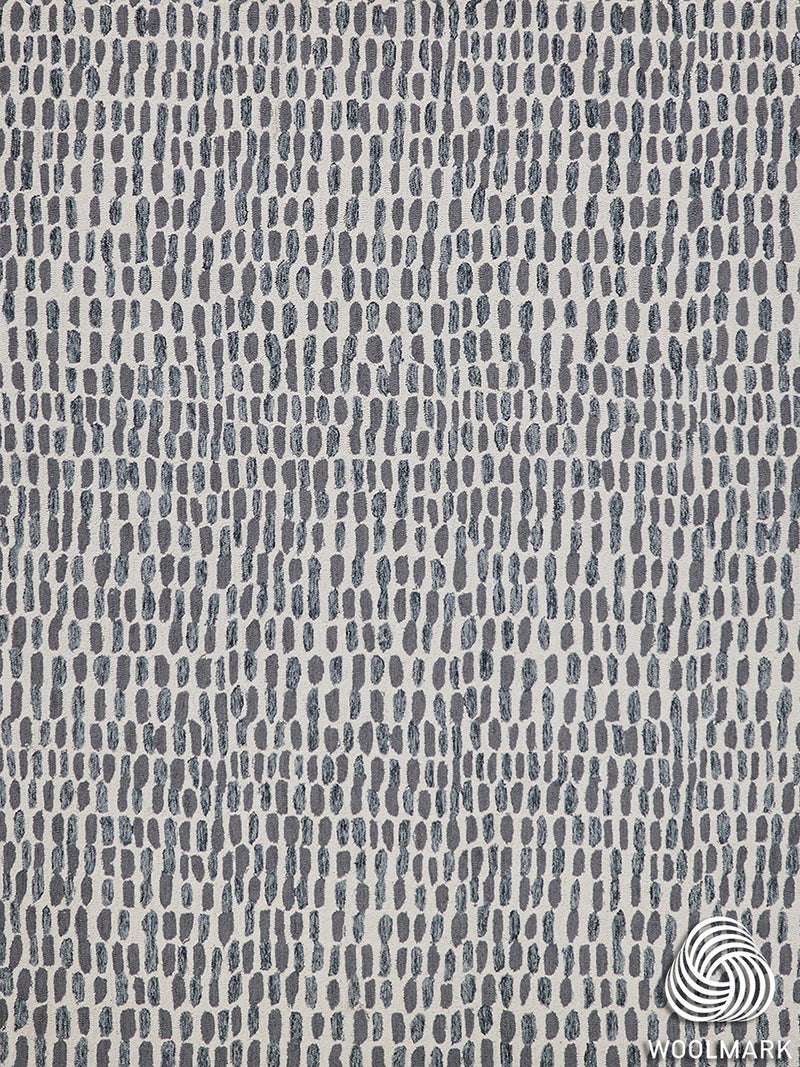 Reign Black/Grey Luxury Area Rug