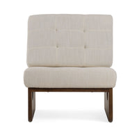 Rosanne Contemporary Off White Accent Chair